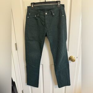 Men’s Levi’s green jeans